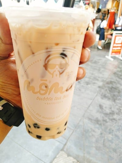 เมนูของร้าน Moma's Bubble Tea Bar สยามสแควร์ซอย 5