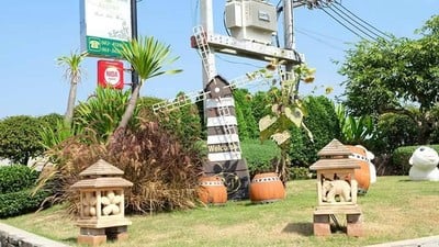 ด้านหน้ารีสอร์ท