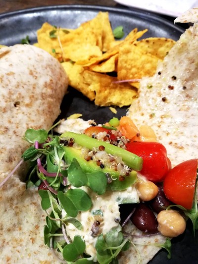 Smoked Salmon with Crab Cream Cheese Wrap ราคา 185 บาท+##1