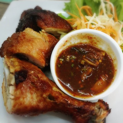 ไก่ย่างอบโอ่ง