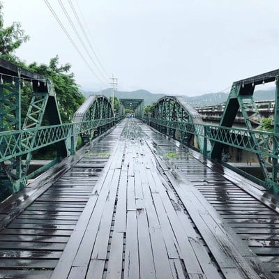 บรรยากาศ สะพานประวัติศาสตร์ท่าปาย (สะพานท่าปาย)