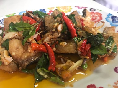 ปลาคังผัดฉ่า