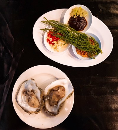 เมนูของร้าน วัดเทพฯ เมี่ยงปลาเผา