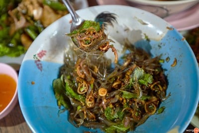 เมนูของร้าน ร้านเฉาก๊วย ห้วยยาง