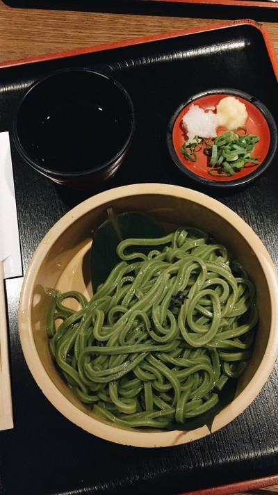 Green tea soba 