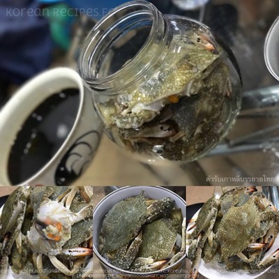 วิธีทำ 간장게장 (Ganjang-gejang) Raw Crabs Marinated In Soy Sauce/ปูดองซอส