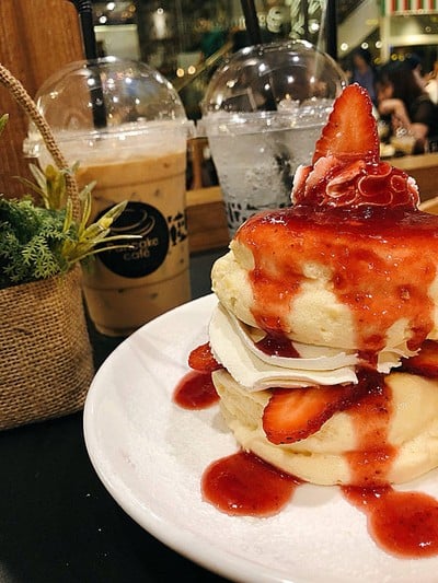 เมนูของร้าน FLUFF Pancake Cafe สยามพารากอน