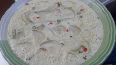 ไข่ตุ๋นกะทิสด