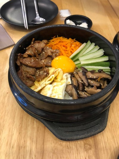 บิบิมบับ+ไข่ดาว