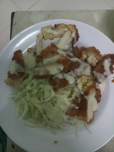 ไก่ทอดซอสมะนาว