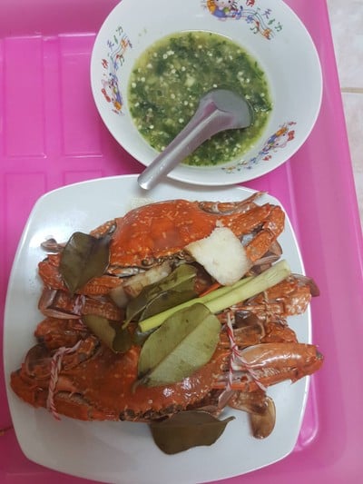 วิธีทำ ปูม้านึ่งตะไคร้