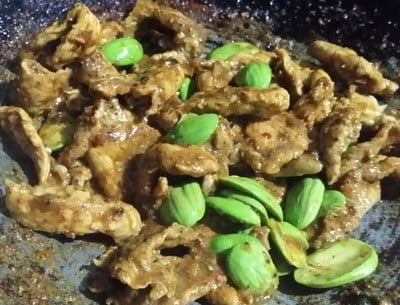 วิธีทำ หมูผัดสะตอพริกแกงใต้ วิธีทำ หมูผัดสะตอพริกแกงใต้