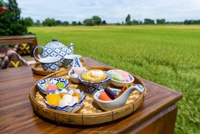 เมนูของร้าน บ้านริมนา คาเฟ่