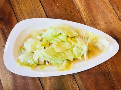 กะหล่ำปลีผัดน้ำปลา