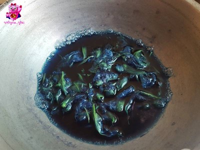 วิธีทำ เค้กอัญชันหน้านิ่ม