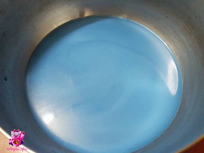 วิธีทำ เค้กอัญชันหน้านิ่ม