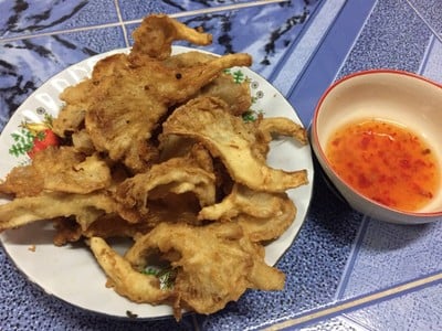 เห็ดนางฟ้าชุบแป้งกรอบ