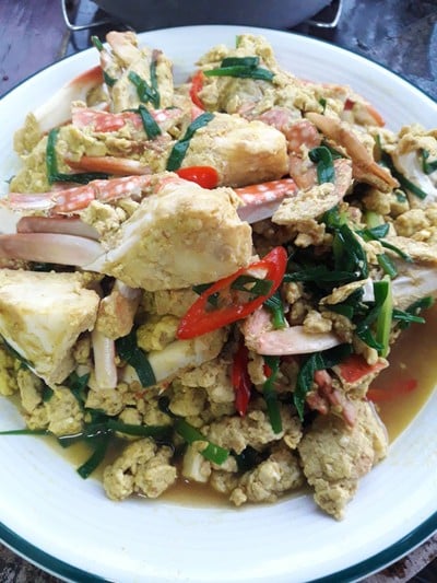 วิธีทำ ปูม้าผัดผงกระหรี่ วิธีทำ ปูม้าผัดผงกระหรี่