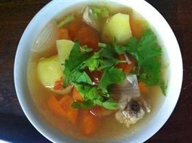 วิธีทำ ต้มจืดเต้าหู้ผักกาด,ผัดผักรวมมิตร,ต้มซุปไก่