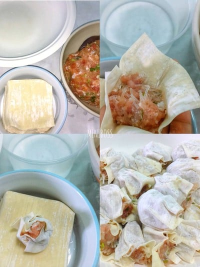 วิธีทำ ขนมจีบวุ้นเส้นต้ม