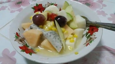 สลัดผลไม้🍈🍊🍇🍒🍒🍒