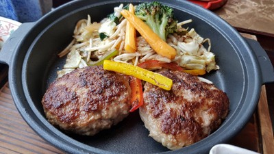 Hamburg Beef Steak Gozen