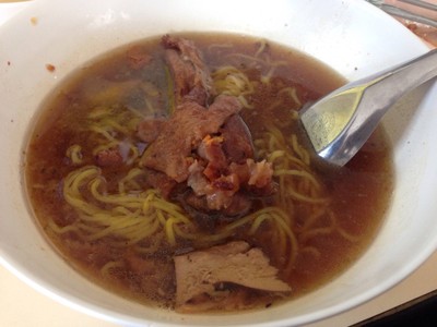 บะหมี่เป็ดไม่ผัก