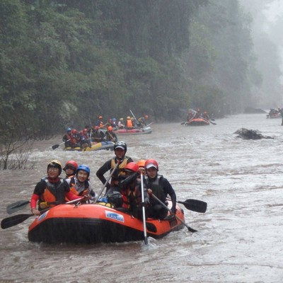 บรรยากาศ ล่องแก่งน้ำว้า