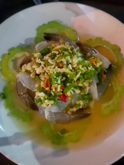 เมนูของร้าน นำขบวนเนื้อย่างเกาหลี