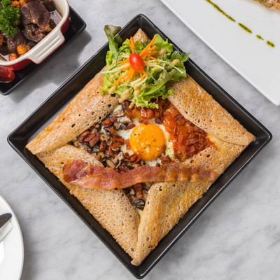 เมนูของร้าน La Creperie สยามพารากอน