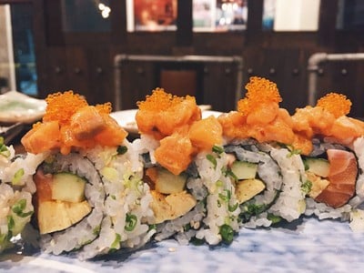 เมนูของร้าน Mirae sushi ถนนข้าวหลาม บางแสน