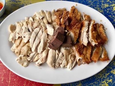 ไก่สับผสม จานใหญ่สุด 160 บาท