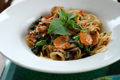 สปาเกตตีขี้เมาทะเล