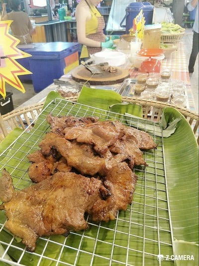 เมนูของร้าน หมูปลาร้า ณ สำโรง