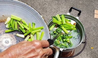 วิธีทำ ต้มจืดผักกวางตุ้ง