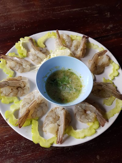 กุ้งแช่น้ำปลา
