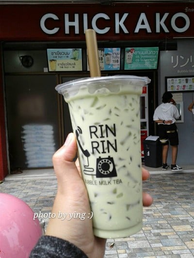 ชาเขียวนม ไม่มุข