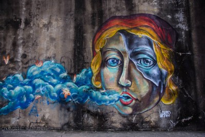 บรรยากาศ Street Art ร้อยเอ็ด