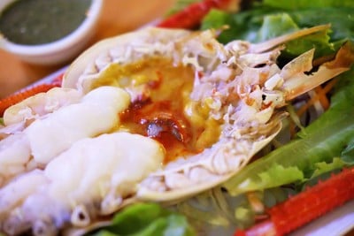 เมนูของร้าน Take View Seafood  ริมบึงหนองโคตร