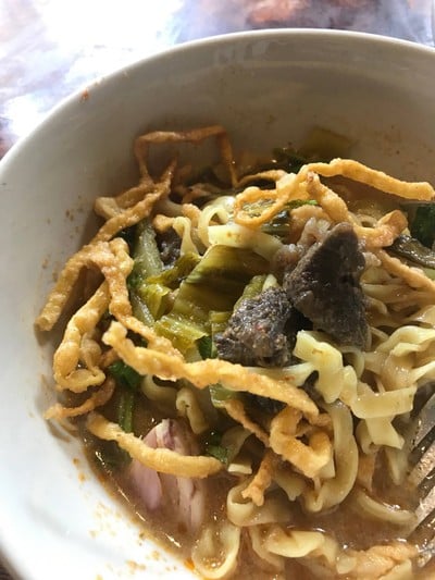 เมนูของร้าน ข้าวซอยแม่ภาศรี