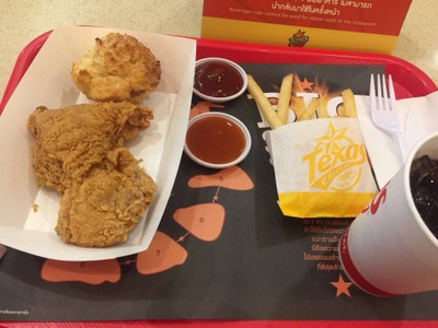 ไก่ทอด Original ฮันนี่บัตเตอร์ เครื่องดื่มรีฟิว เฟรนช์ฟรายเล็ก