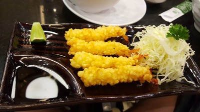 กุ้งชุบแป้งทอด