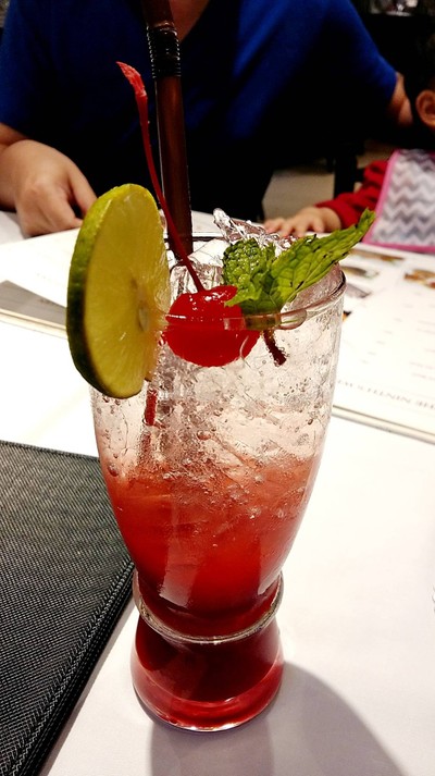 Lemon Raspberry Soda