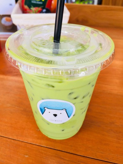 ชาเขียวนมนํ้าผึ้ง