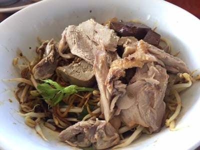 บะหมี่เป็ดแห้ง