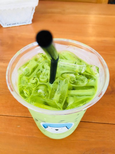 ชาเขียวนมนํ้าผึ้ง