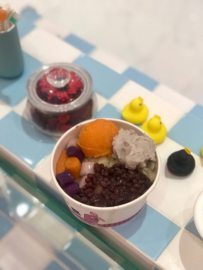 เมนูของร้าน Mr.Q Taiwanese Dessert