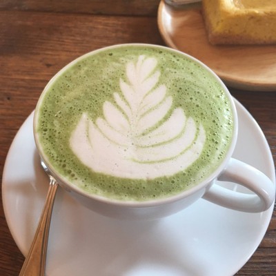 HOT MATCHA LATTE