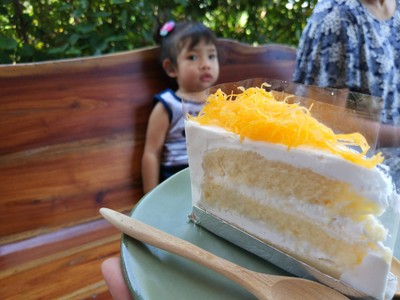 เค้กฝอยทองมะพร้าวอ่อน