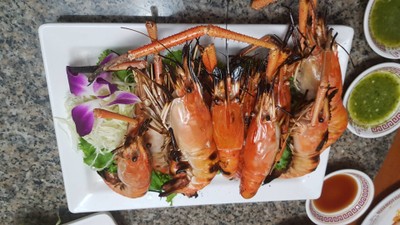 กุ้งใหญ่เผา